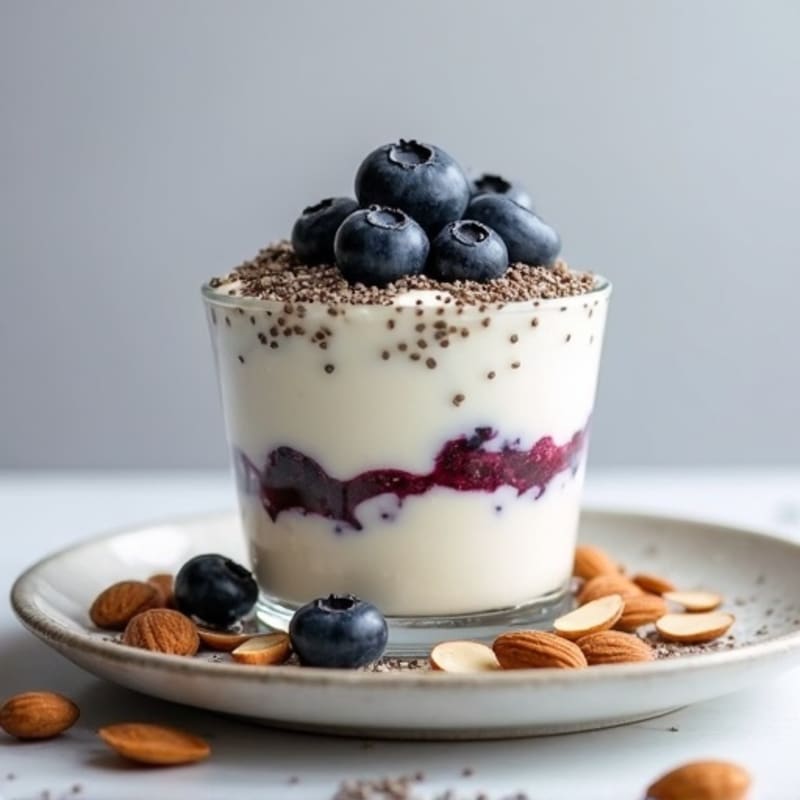 Greek Yogurt and Cottage Cheese Protein Parfait