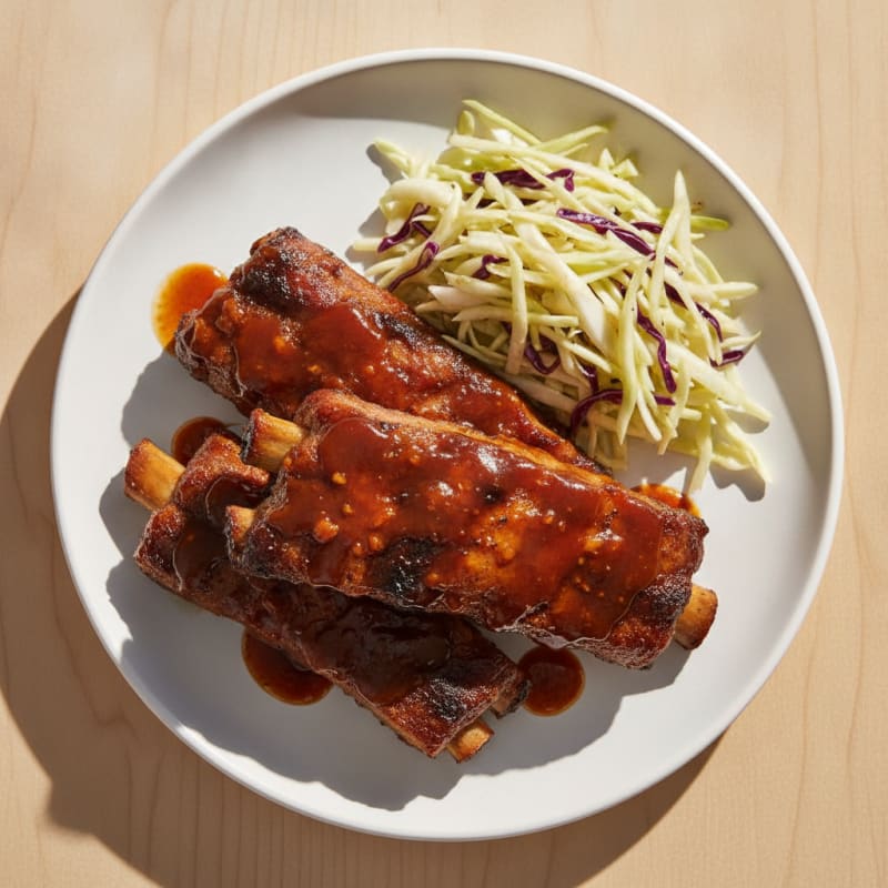 Sticky BBQ Baby Back Ribs