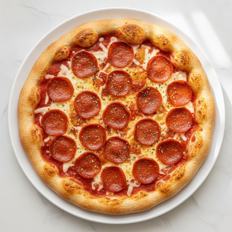 Stuffed Crust Pepperoni Pizza