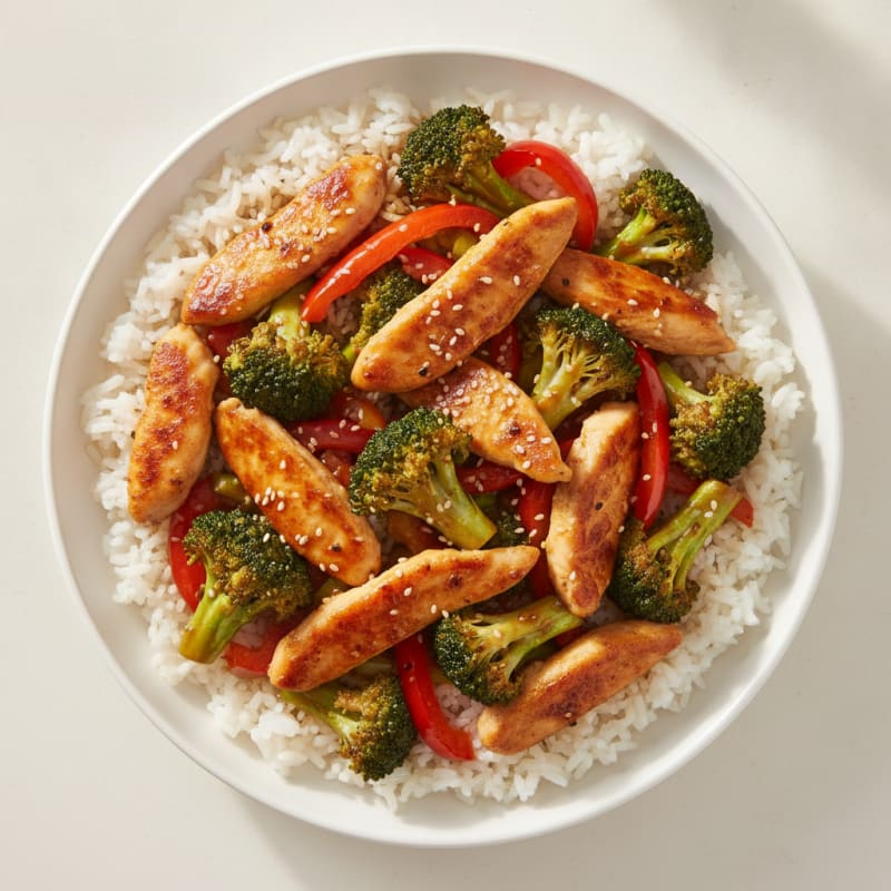 Teriyaki Chicken and Broccoli Stir-Fry