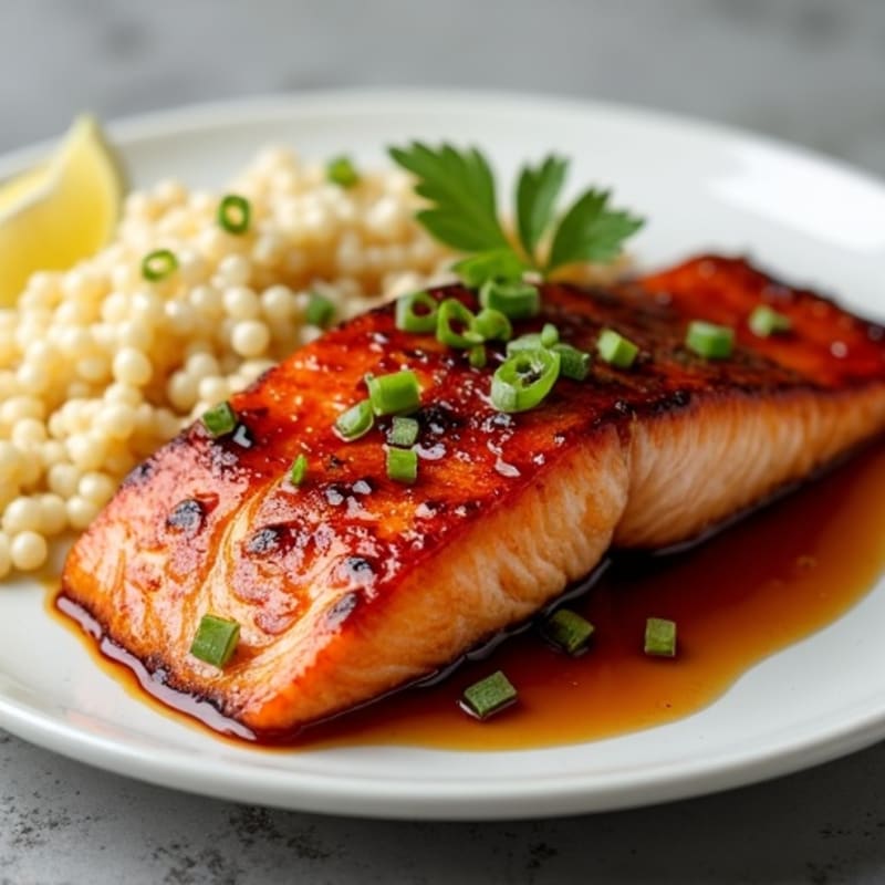 Baked Teriyaki Glazed Salmon