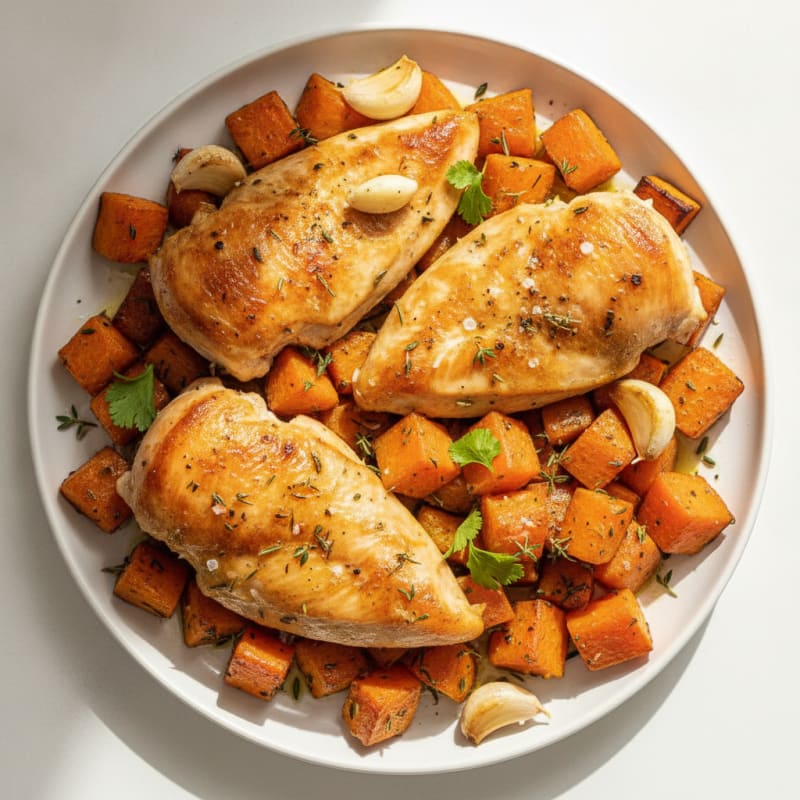 Herb-Roasted Chicken with Root Vegetables
