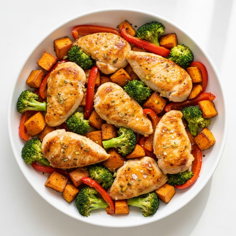 Sheet Pan Lemon Herb Chicken and Veggies