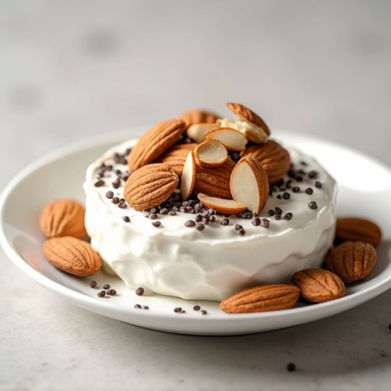 Greek Yogurt with Chia Seeds and Almonds