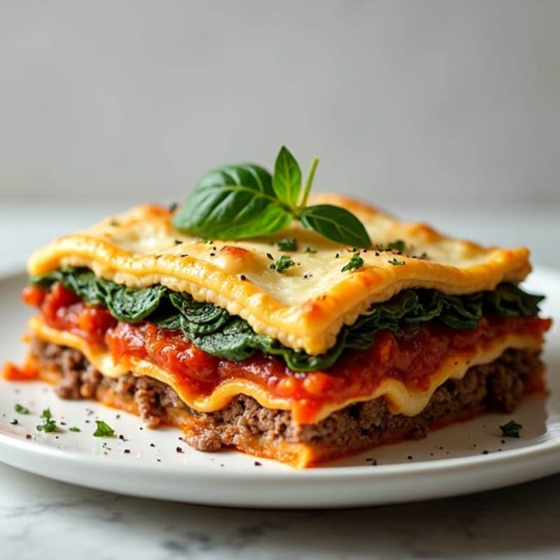 Lean Beef and Ricotta Layered Bake
