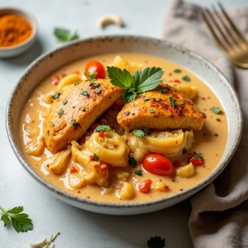 Creamy Coconut-Spiced Butter Chicken
