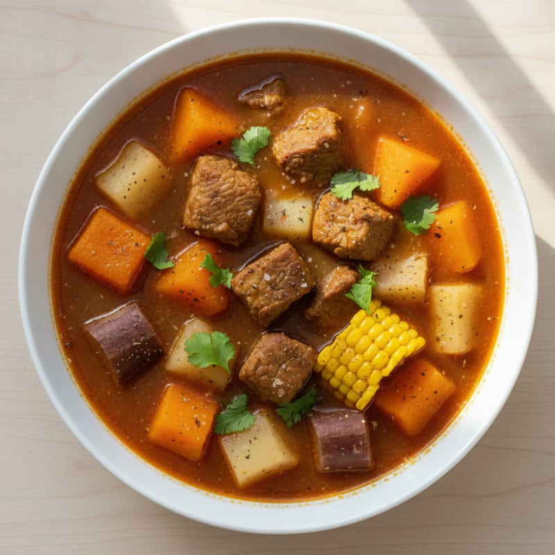Puerto Rican Beef Sancocho Stew