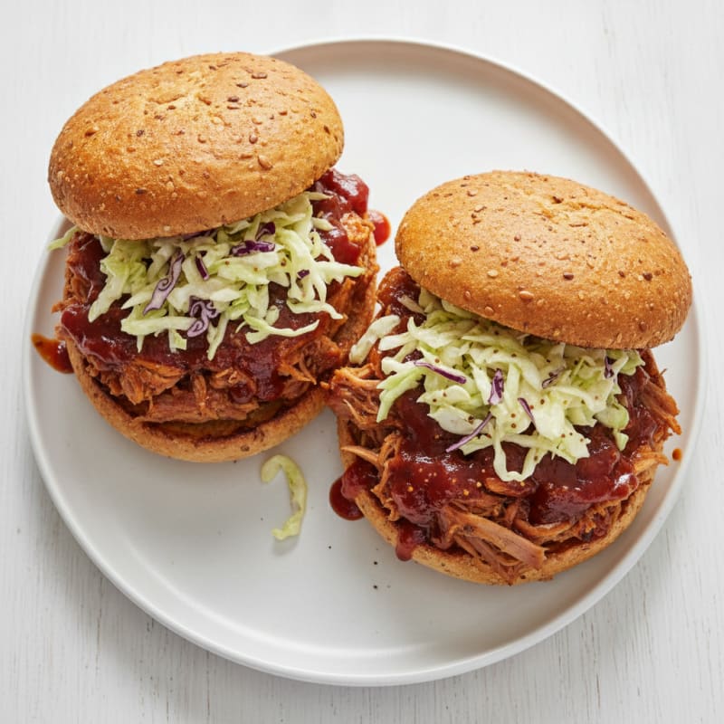 Smoky BBQ Pulled Pork Sandwiches