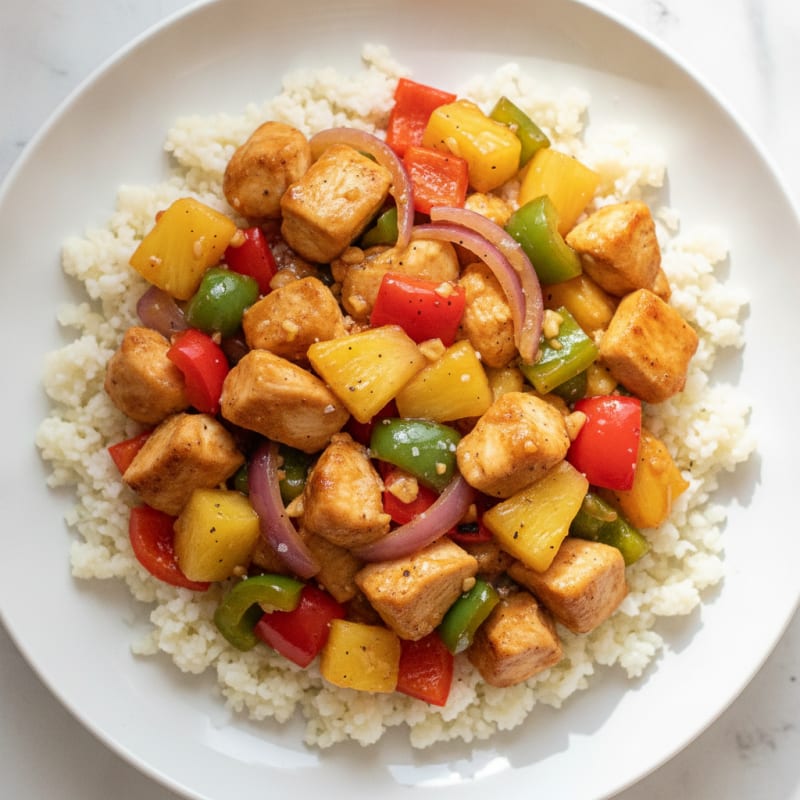 Sweet and Sour Chicken with Pineapple