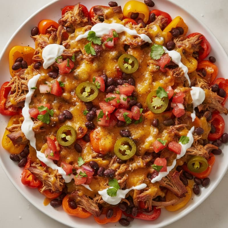 Smoked Pulled Pork Nachos