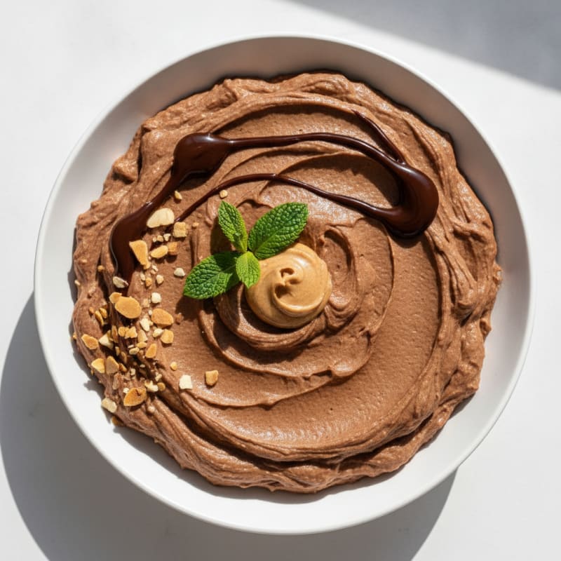 Silky Cottage Cheese Chocolate Protein Pudding