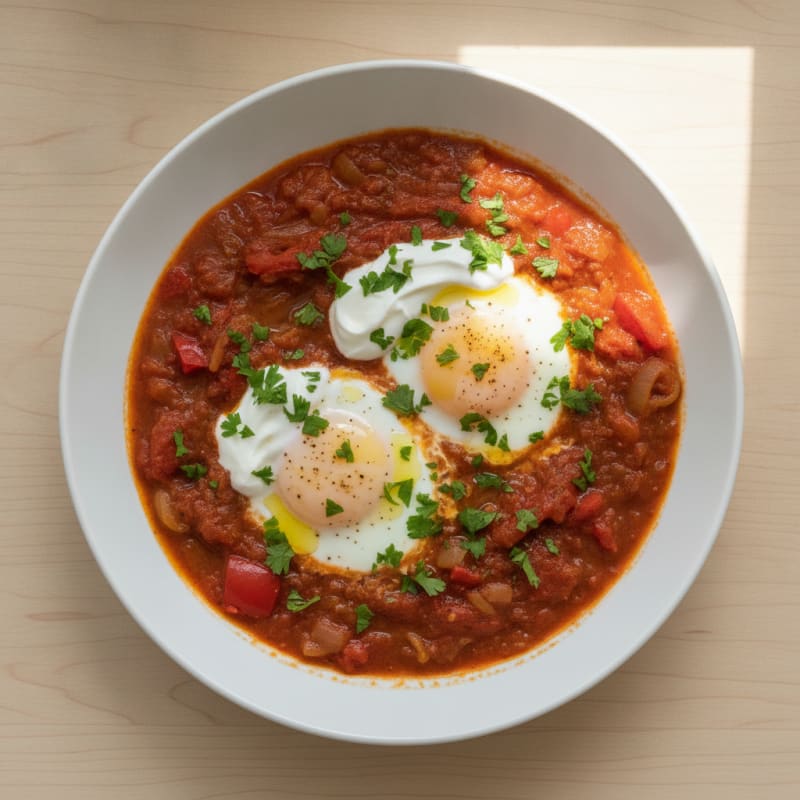 Spiced Tomato and Pepper Shakshuka