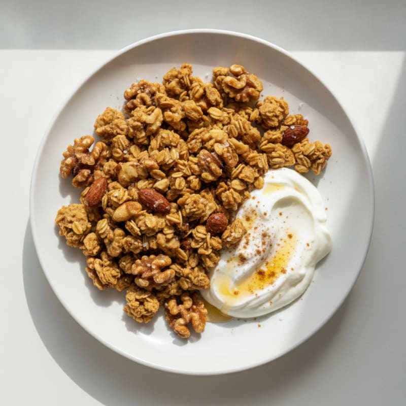 Baked Honey-Nut Granola Clusters