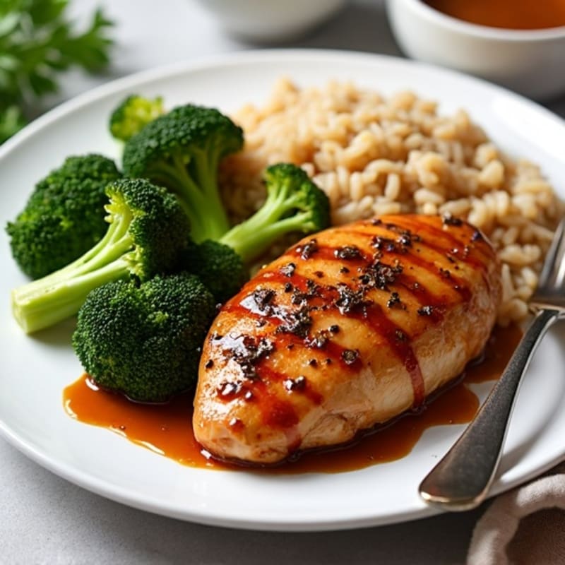 Sheet Pan Teriyaki Chicken with Crispy Broccoli