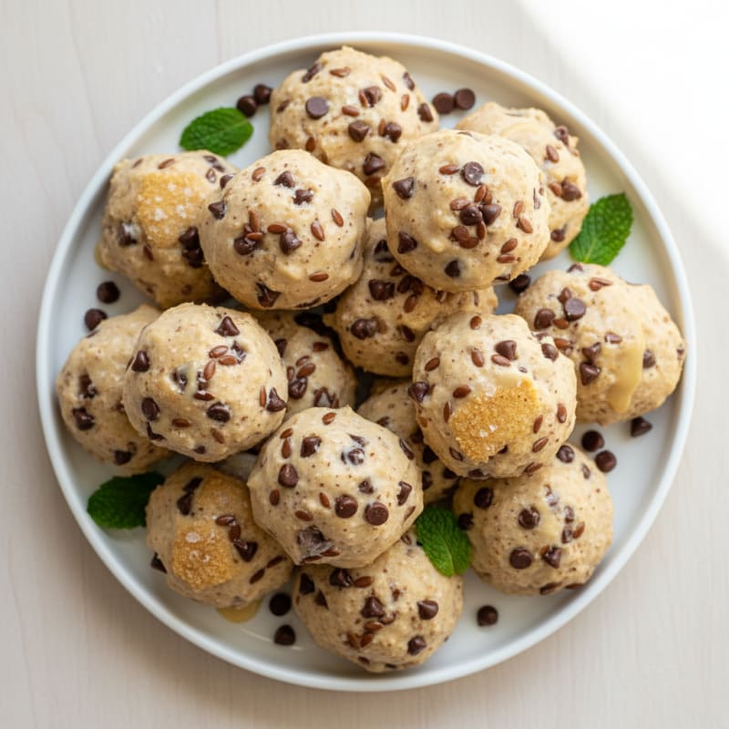 No-Bake Chocolate Chip Protein Bites