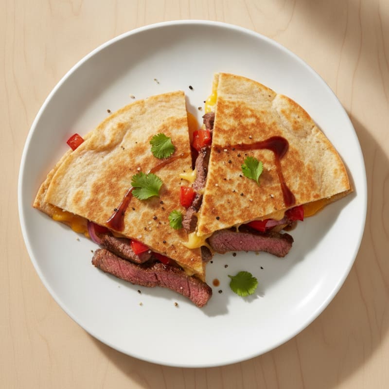 Seared Steak & Pepper Quesadillas