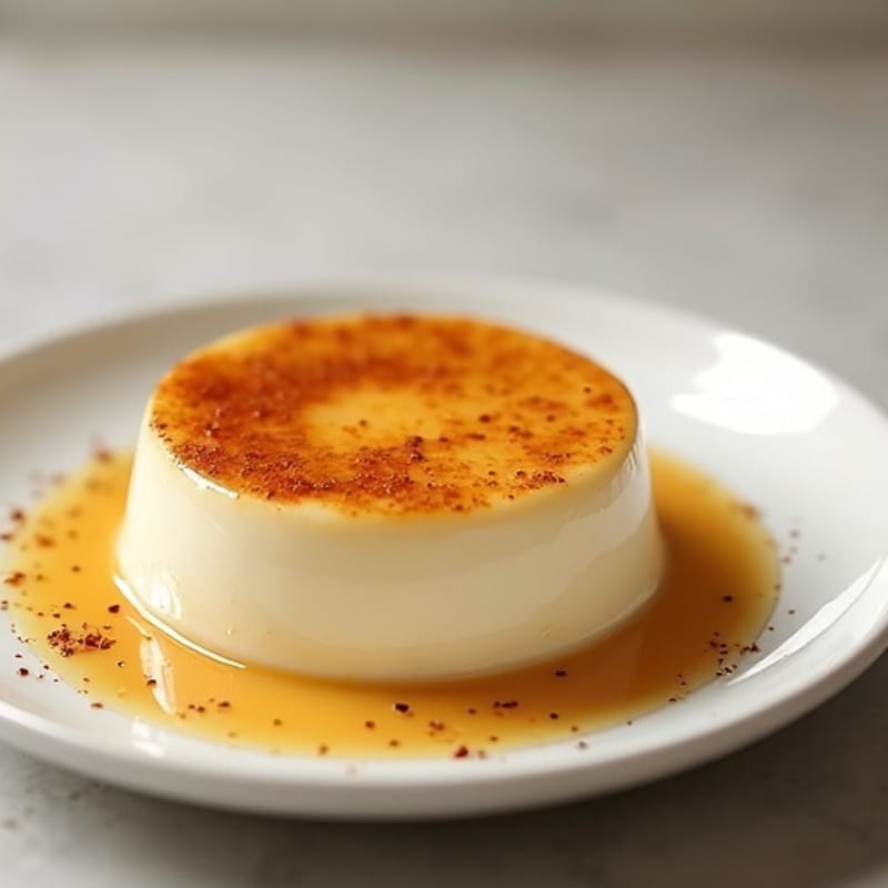 Protein-Rich Vanilla Bean Custard with Caramelized Top