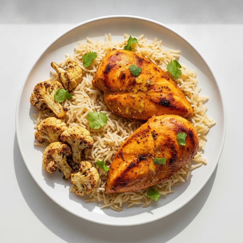 Tandoori Chicken Breast with Basmati Rice