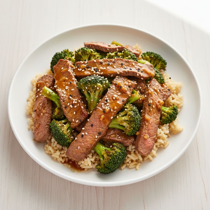 Tender Sesame Beef and Broccoli Stir-Fry