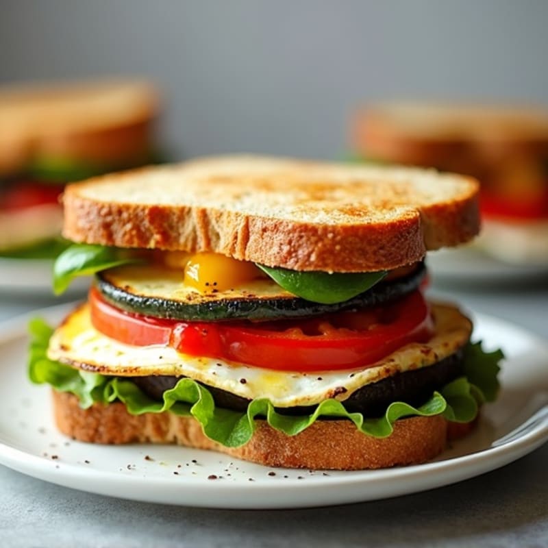 Hearty Grilled Vegetable Sandwich