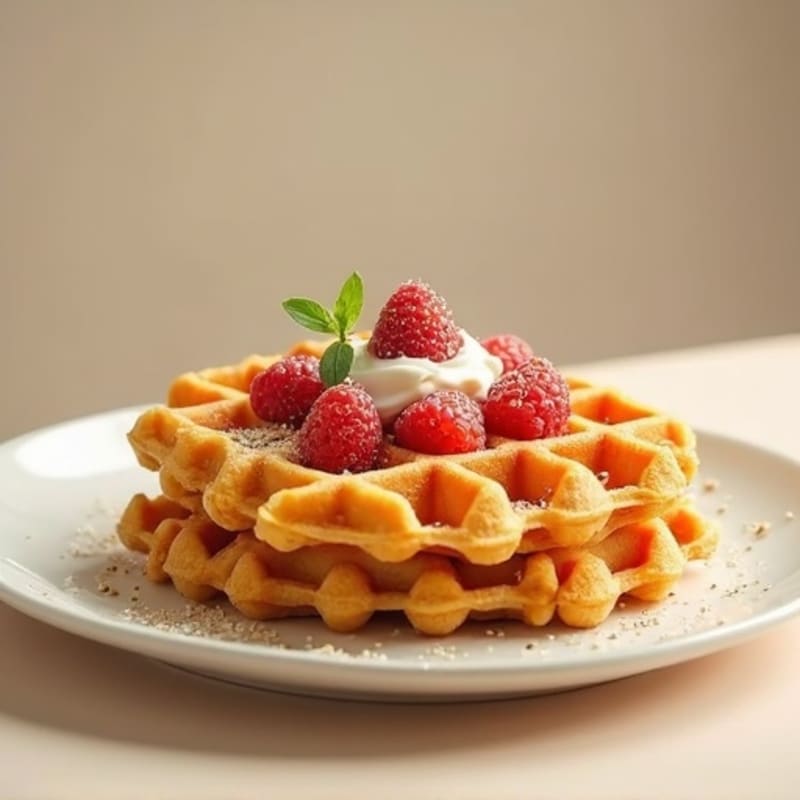 Crispy Protein Waffle