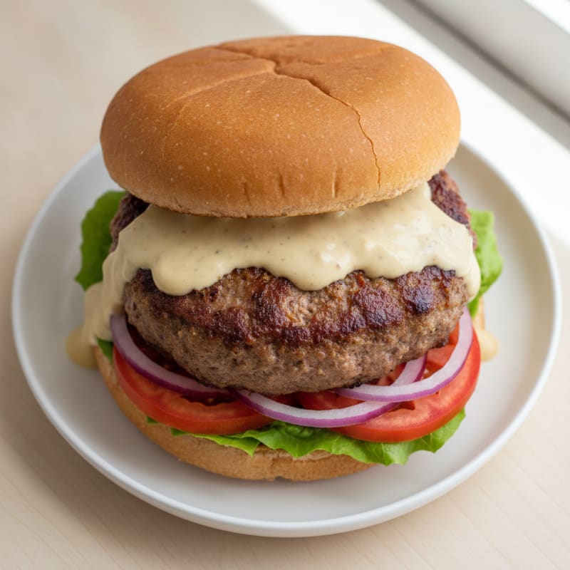 Classic Beef Burger with Secret Sauce