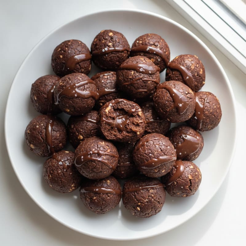 Dark Chocolate Protein Bites