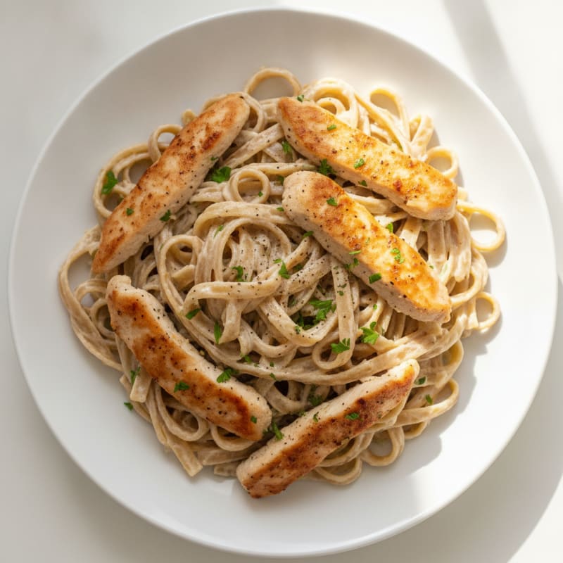 Chicken Alfredo Fettuccine Pasta