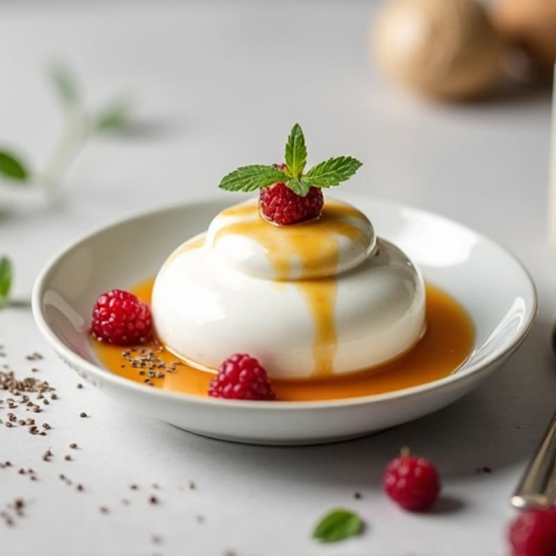 Creamy Greek Yogurt Protein Mousse with Chia Seeds