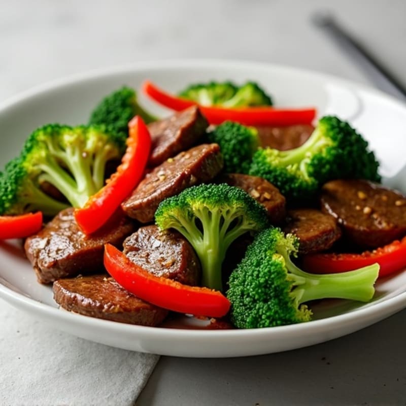 Garlic Ginger Beef and Broccoli Stir-Fry