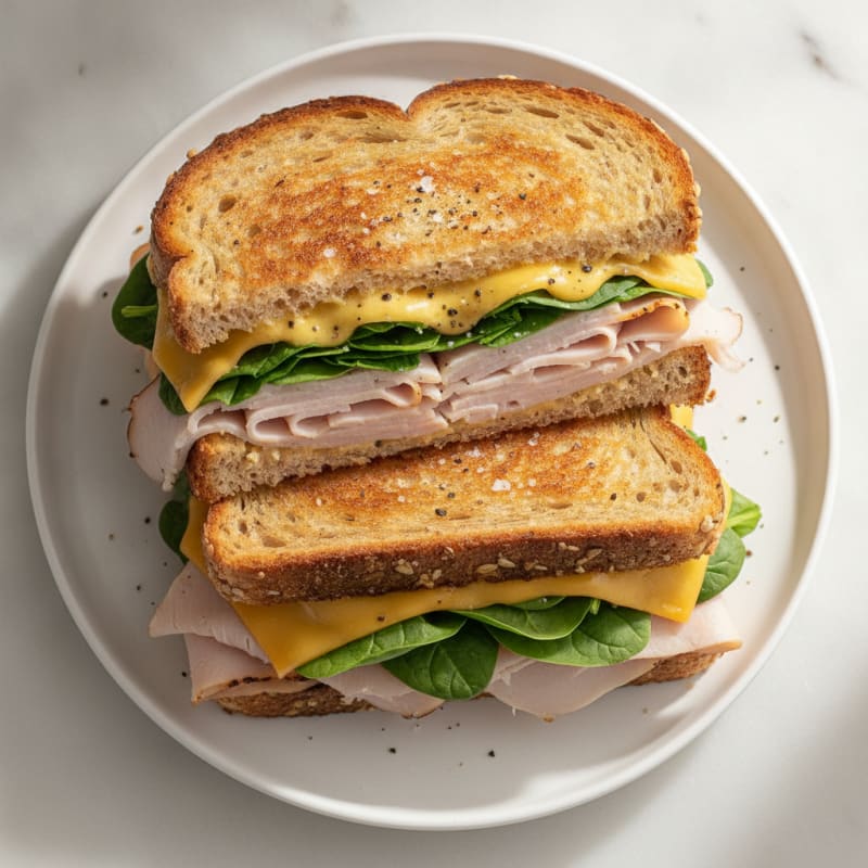 Gourmet Triple-Decker Grilled Cheese