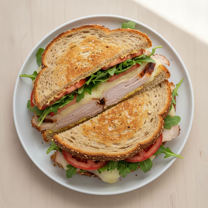 Turkey and Provolone Sandwich
