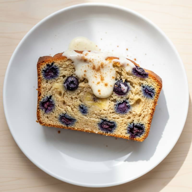 Blueberry Banana Bread Loaf