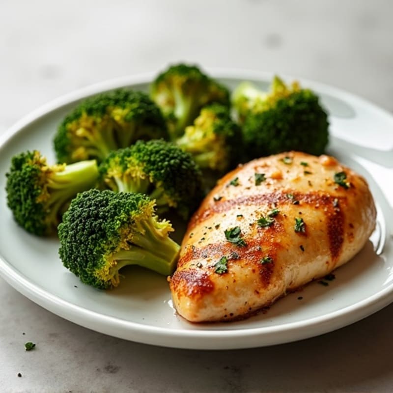 Sheet Pan Roasted Chicken and Broccoli