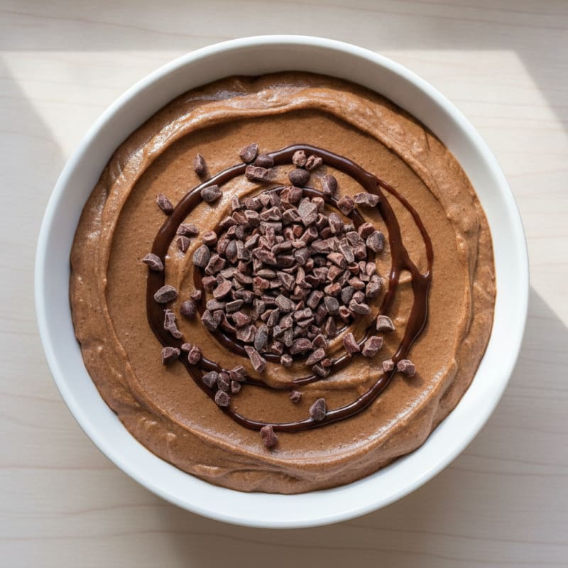 Silky Greek Yogurt Chocolate Protein Pudding