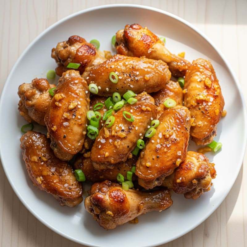 Baked Honey-Garlic Chicken Wings