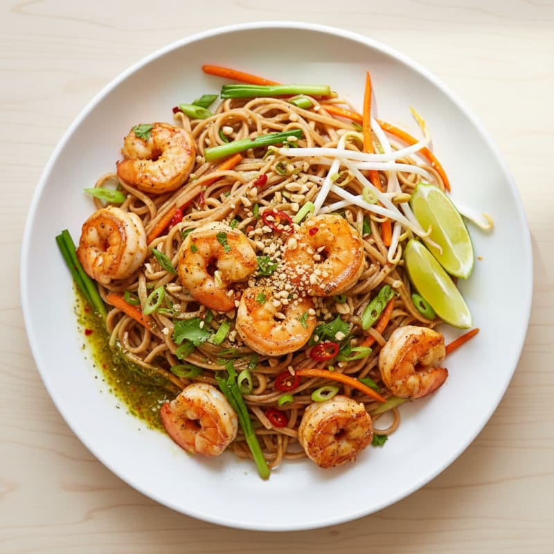 Zesty Chili-Lime Shrimp Pad Thai