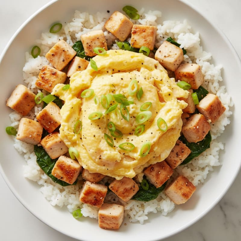 Savory Egg and Rice Bowl