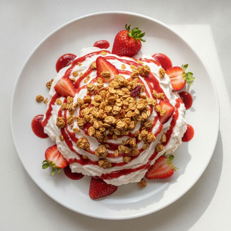 Strawberry Yogurt Protein Mousse