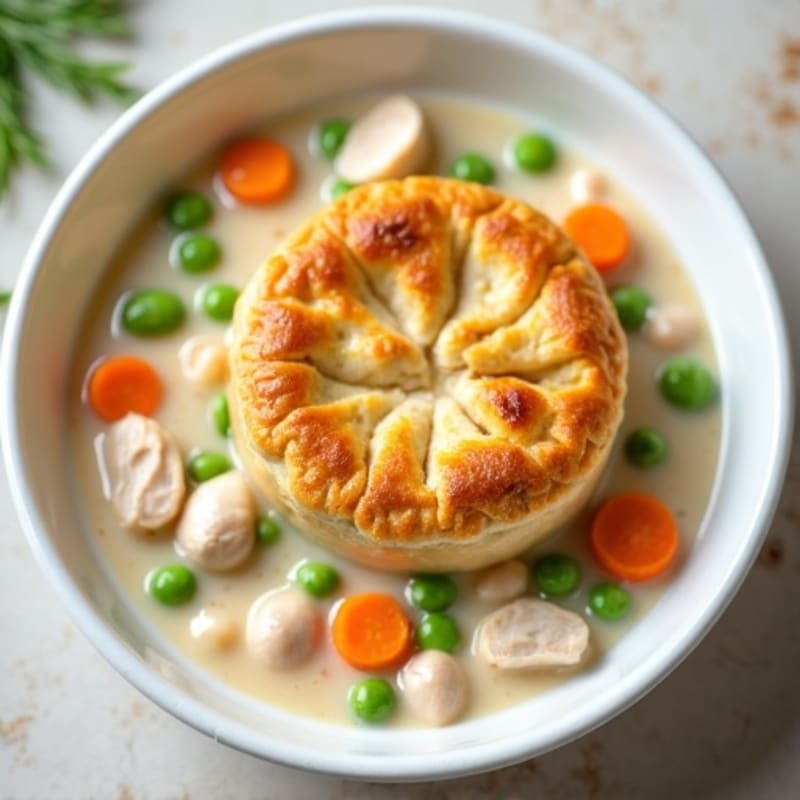 Healthy Creamy Chicken Pot Pie
