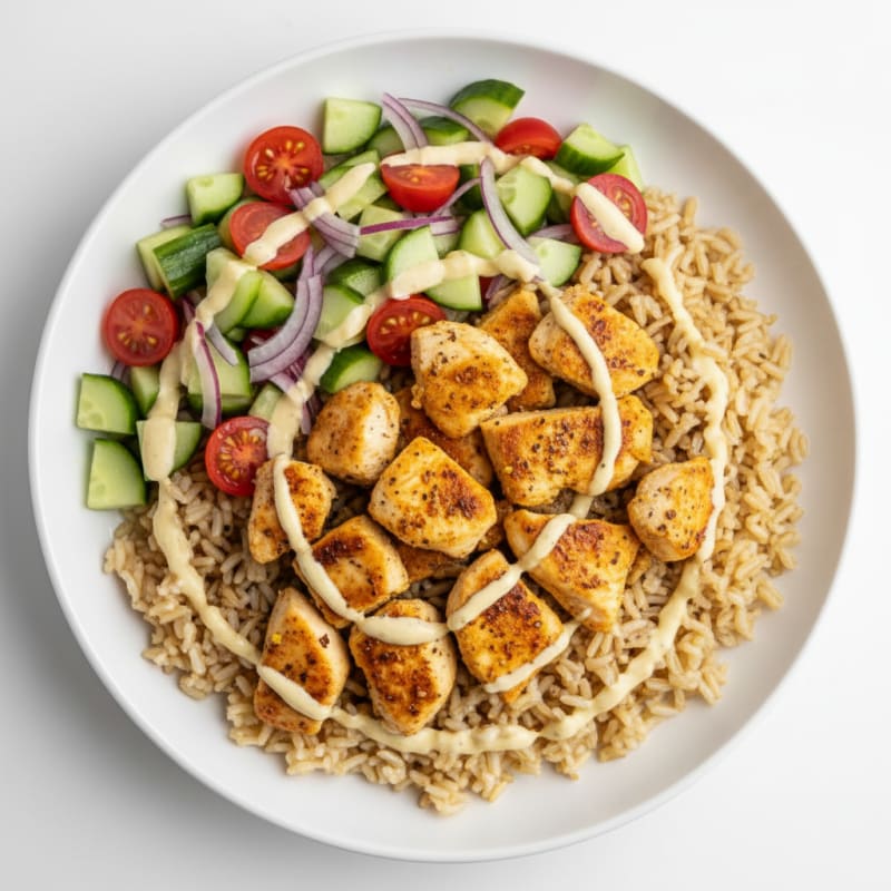 Chicken Shawarma Rice Bowl