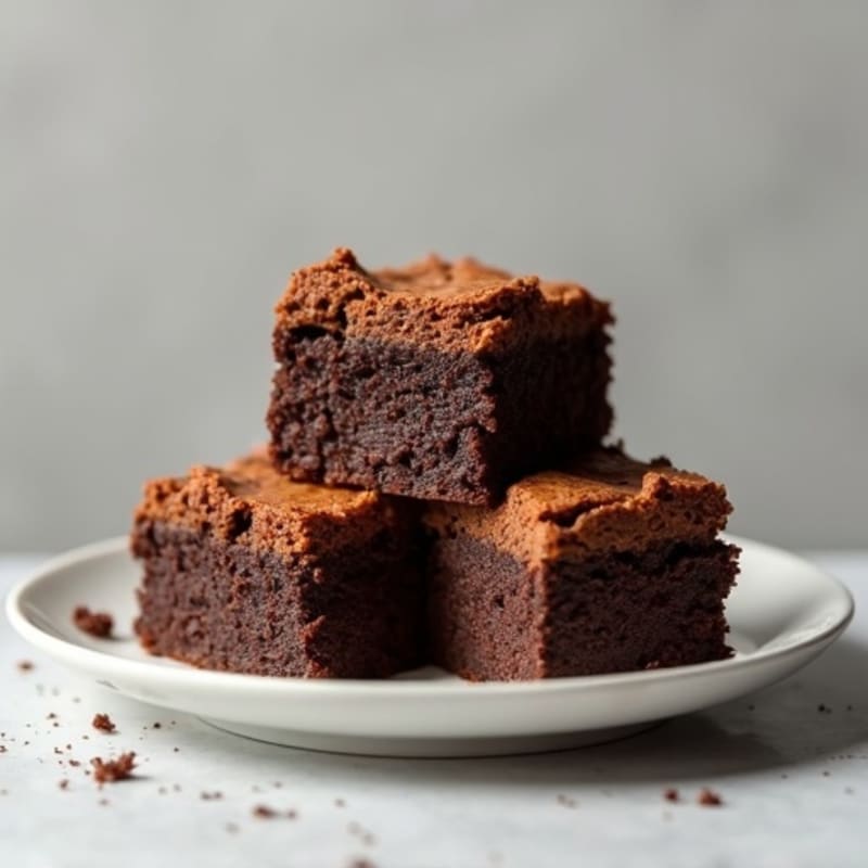 Protein-Rich Dark Chocolate Sweet Potato Brownies