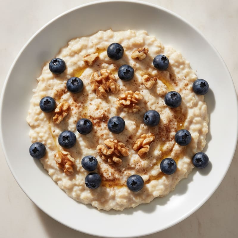 High-Protein Berry & Walnut Power Oatmeal