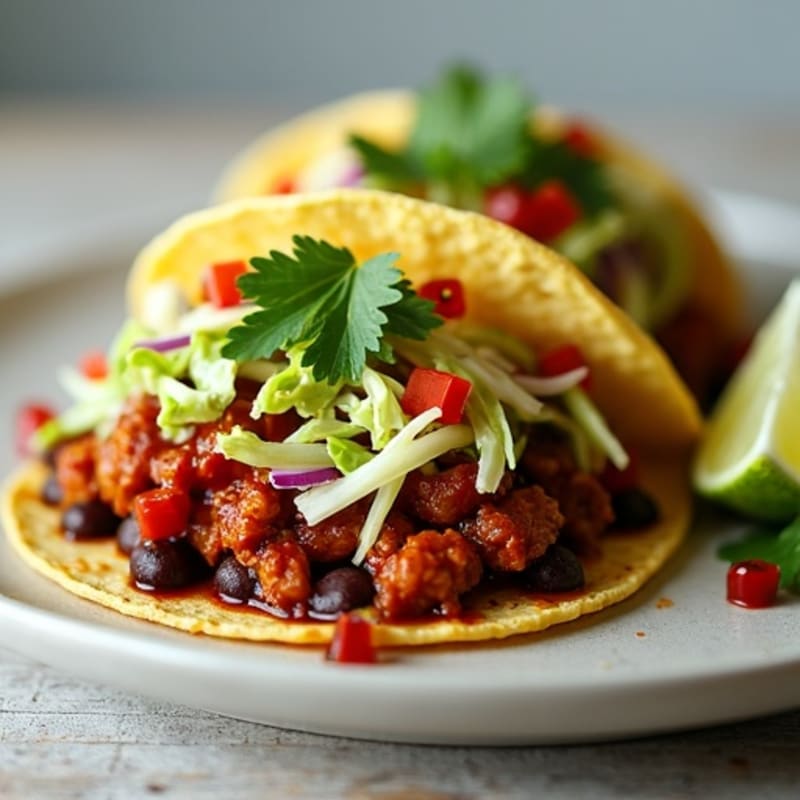 Pulled BBQ Jackfruit Street Tacos