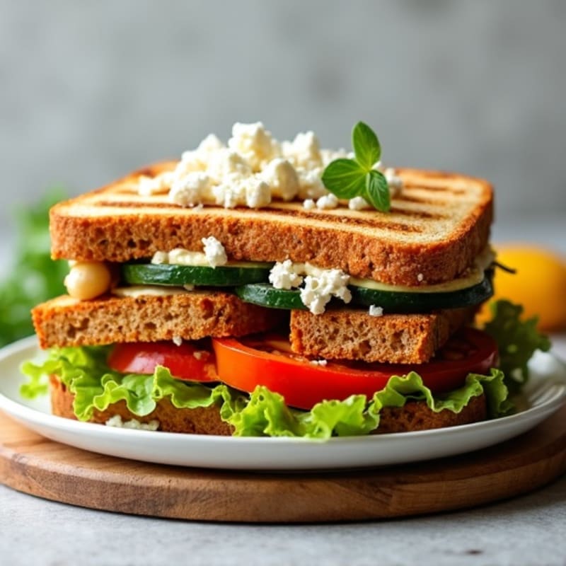 Hearty Grilled Vegetable Sandwich