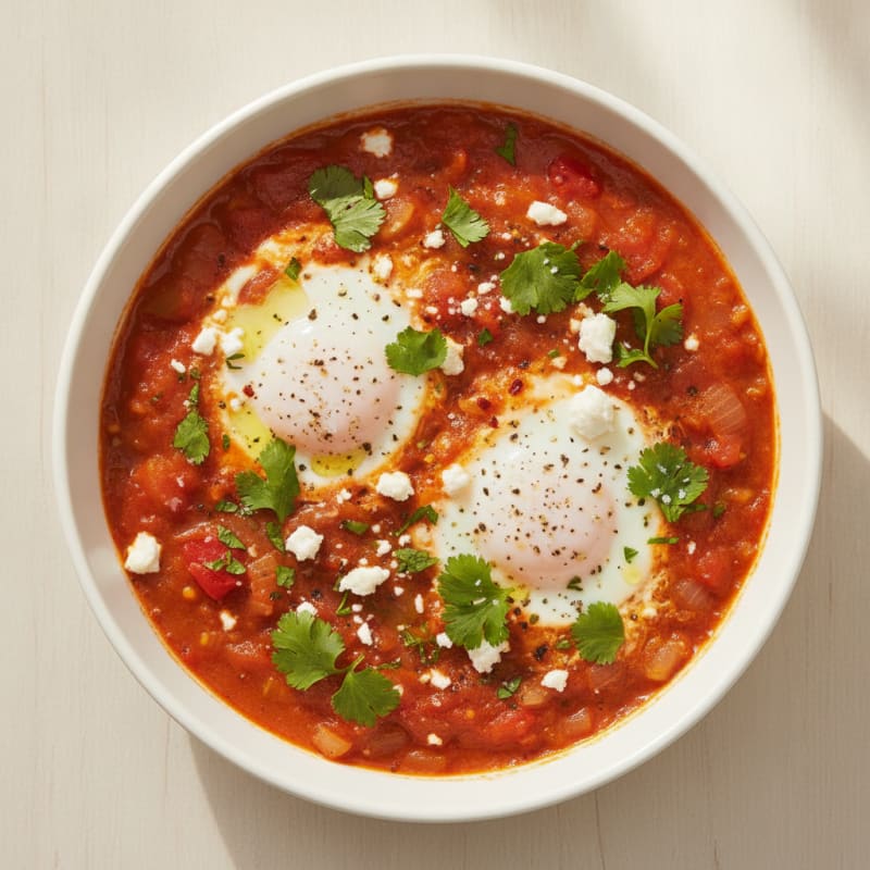 Shakshuka with Feta and Herbs