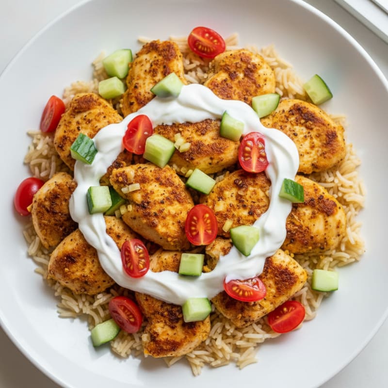 Chicken Shawarma Rice Bowl