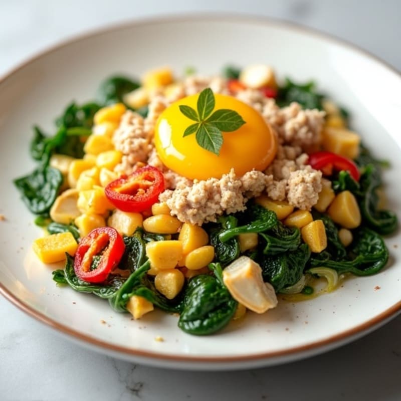 Savory Tuna and Veggie Scramble