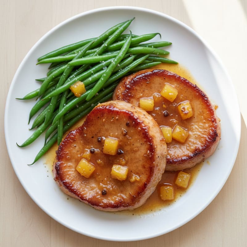 Caramelized Brown Sugar Ham with Pineapple Glaze
