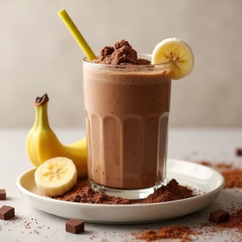 Chocolate Fudge Protein Smoothie